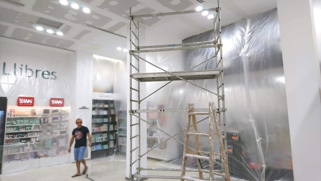 Reformas Casa del libro pintura Barcelona